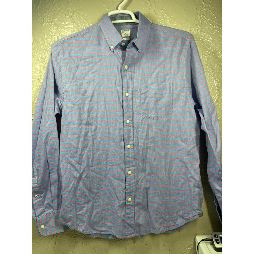 Bonobos standard fit long sleeve button down shirt size Medium